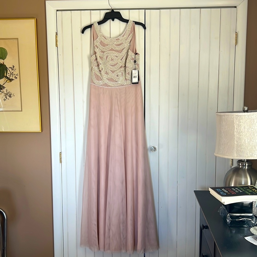 Adrianna Papell Women’s Beaded Sleeveless Gown - Size 6